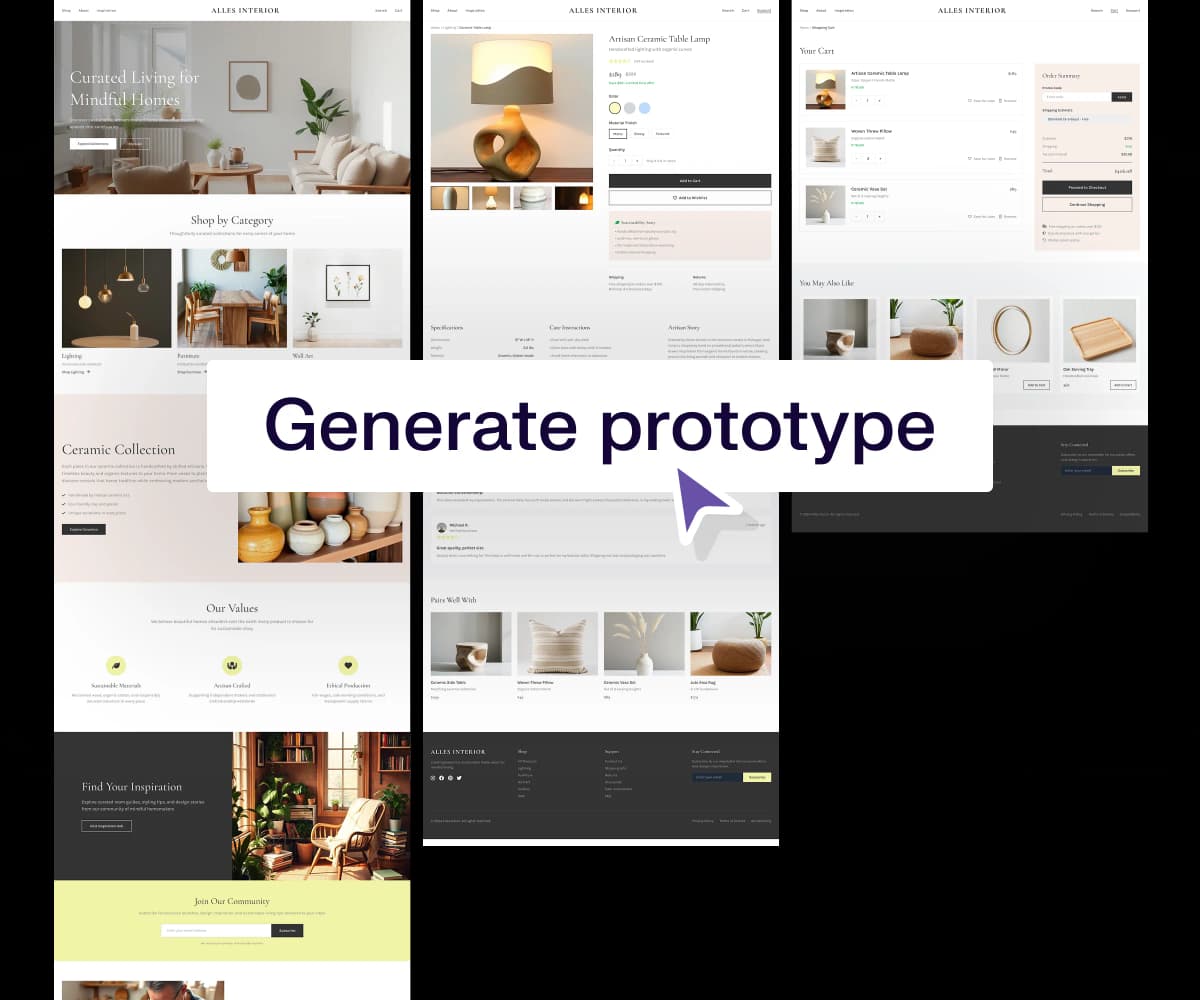 Ideas to finished UX designs
