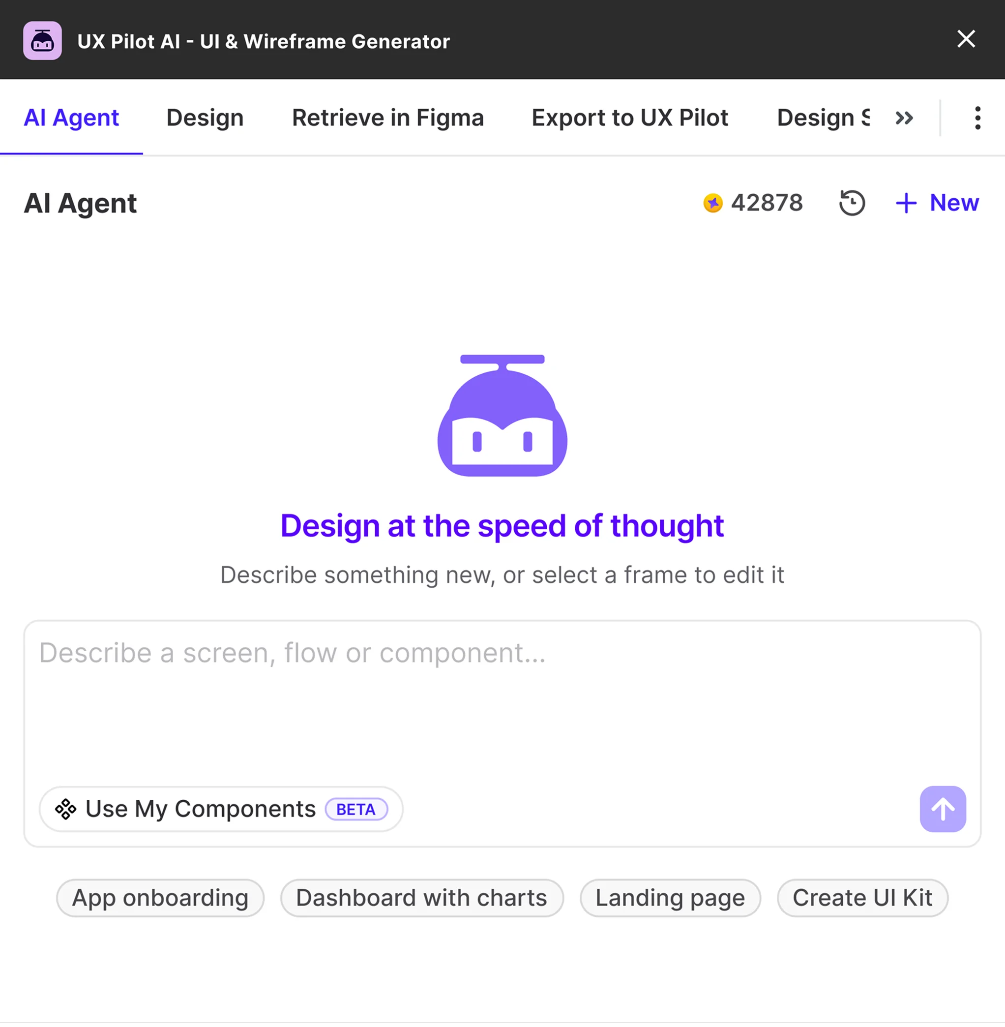 UX Pilot Dashboard