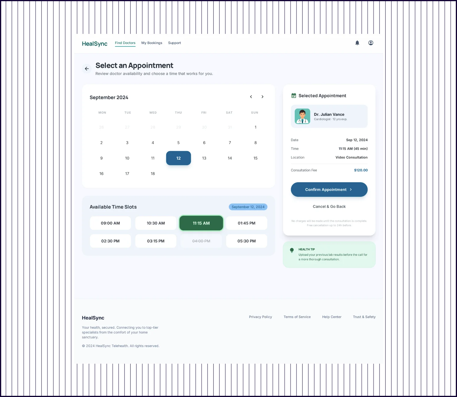 Google Stitch screenshot