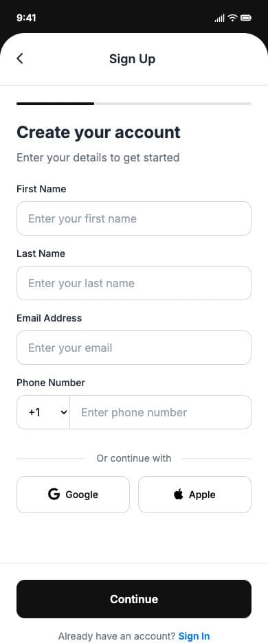 UI Design Screenshot