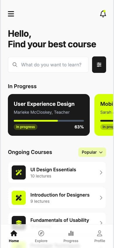 UI Design Screenshot