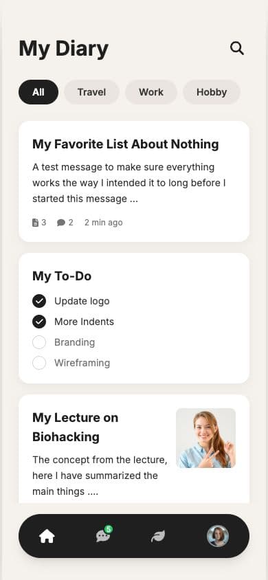 UI Design Screenshot