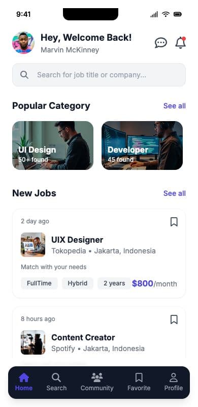 UI Design Screenshot