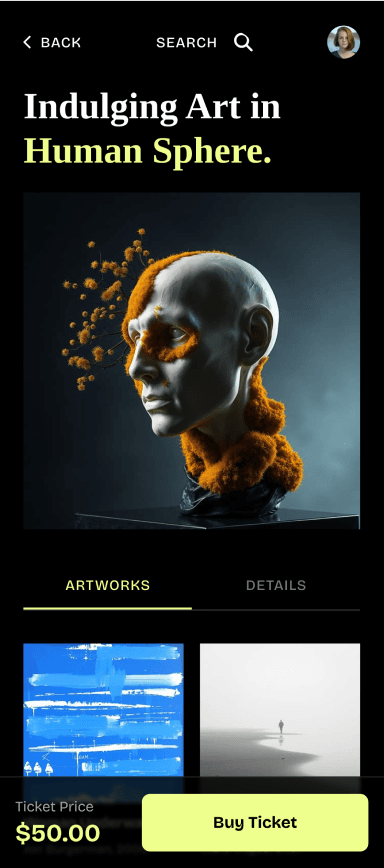 UI screen generated in UX Pilot
