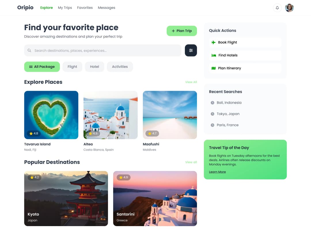 UI screen generated in UX Pilot