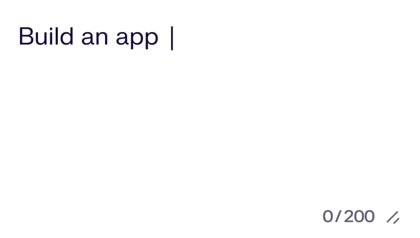 アプリのアイデアを説明