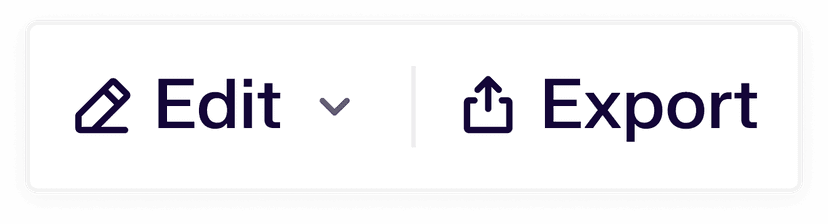 Edit or export