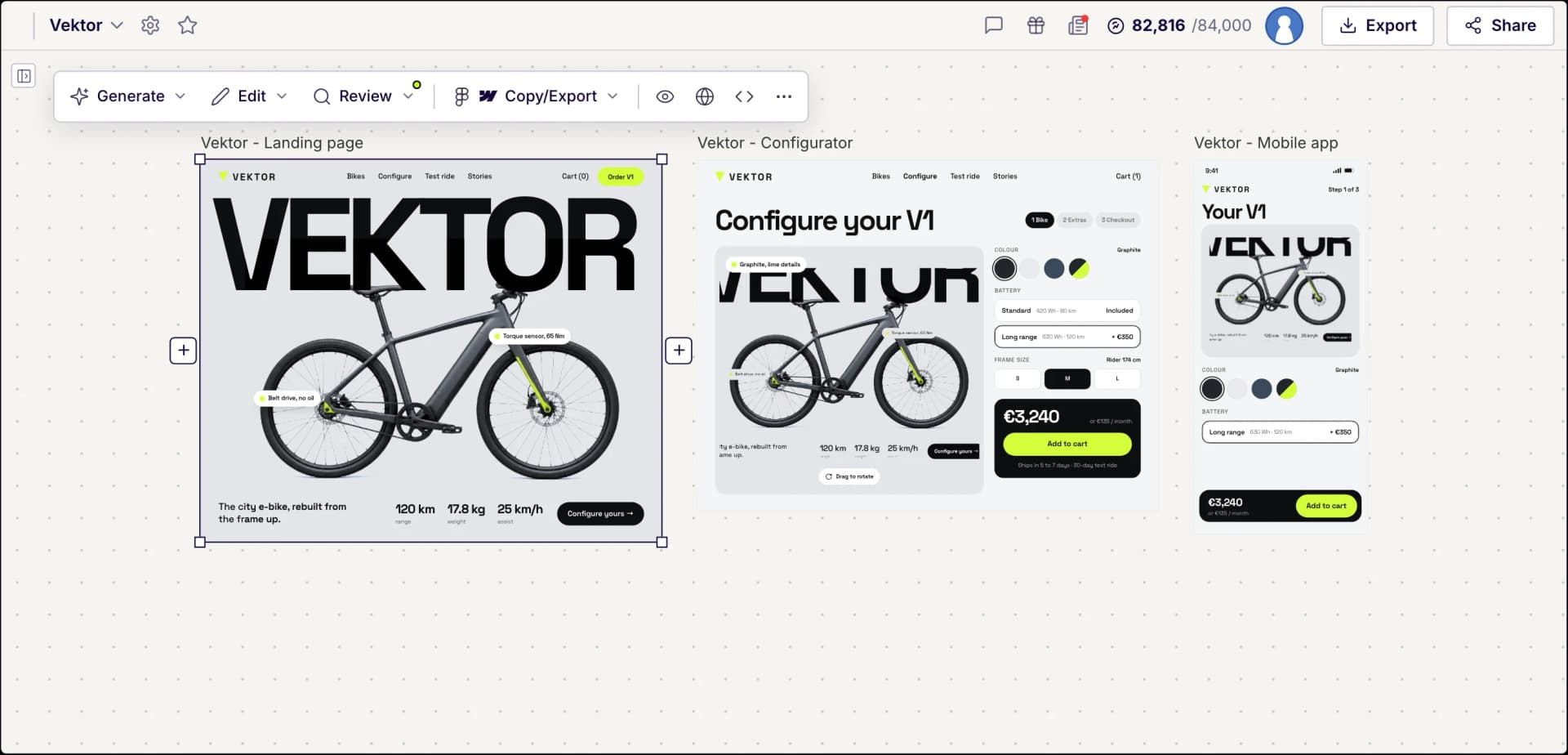 UX Pilot Dashboard