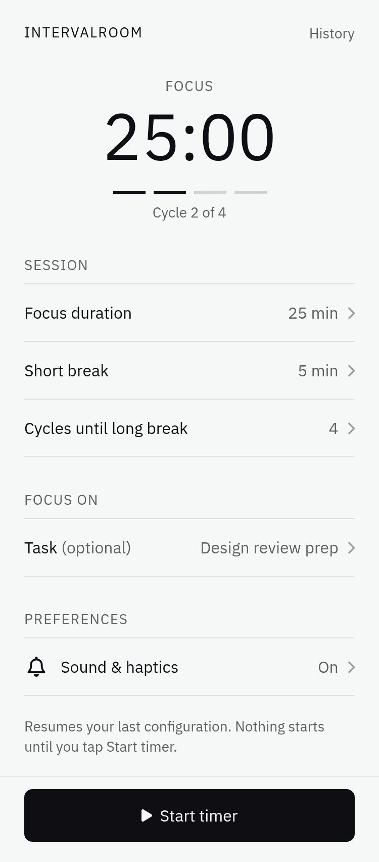 Pomodoro Timer UI Template