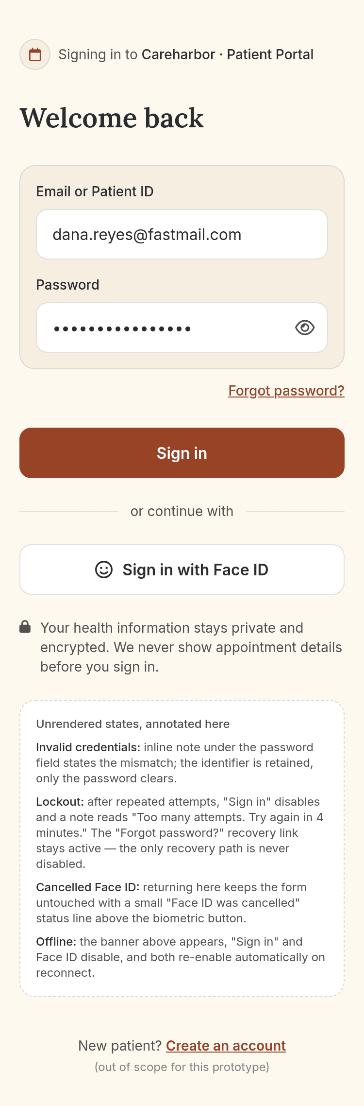 Telemedicine App Login Template