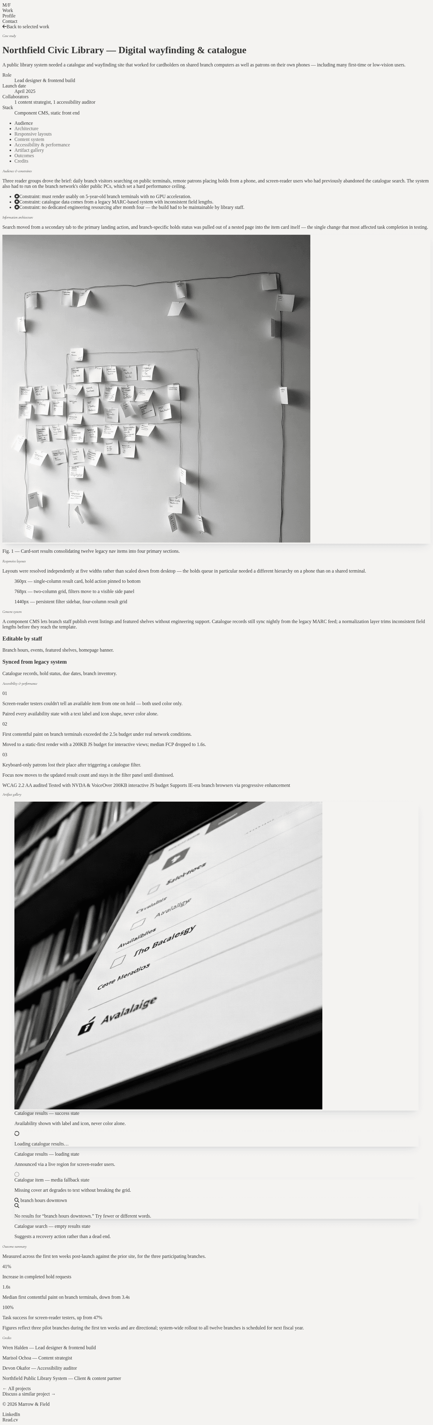 Web Designer Portfolio Website