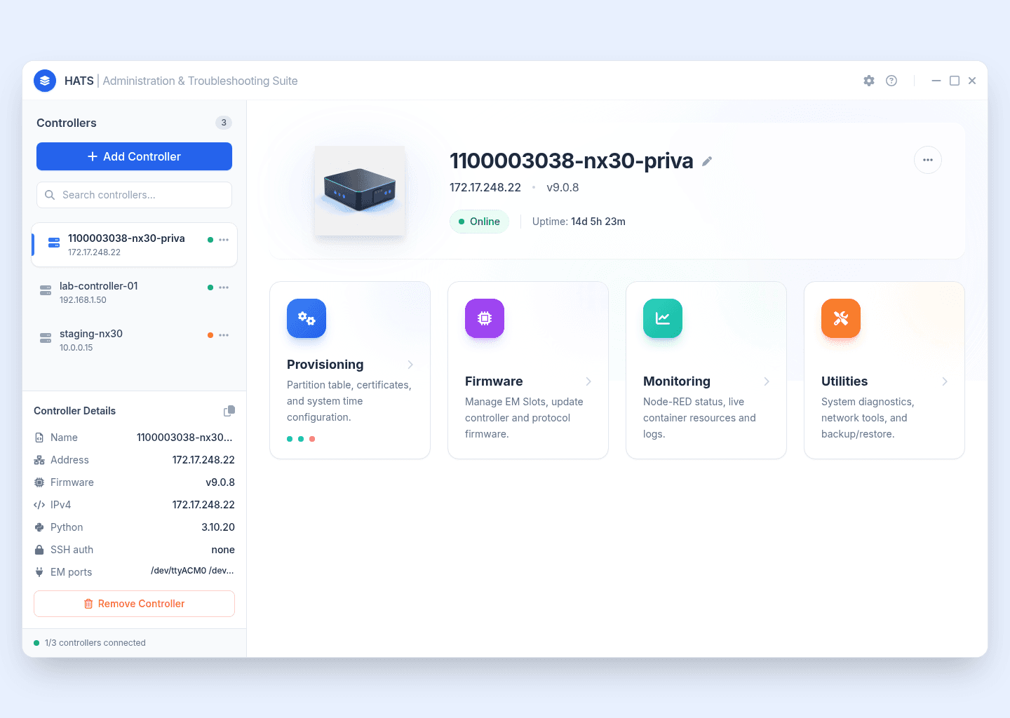 Controller Fleet Management