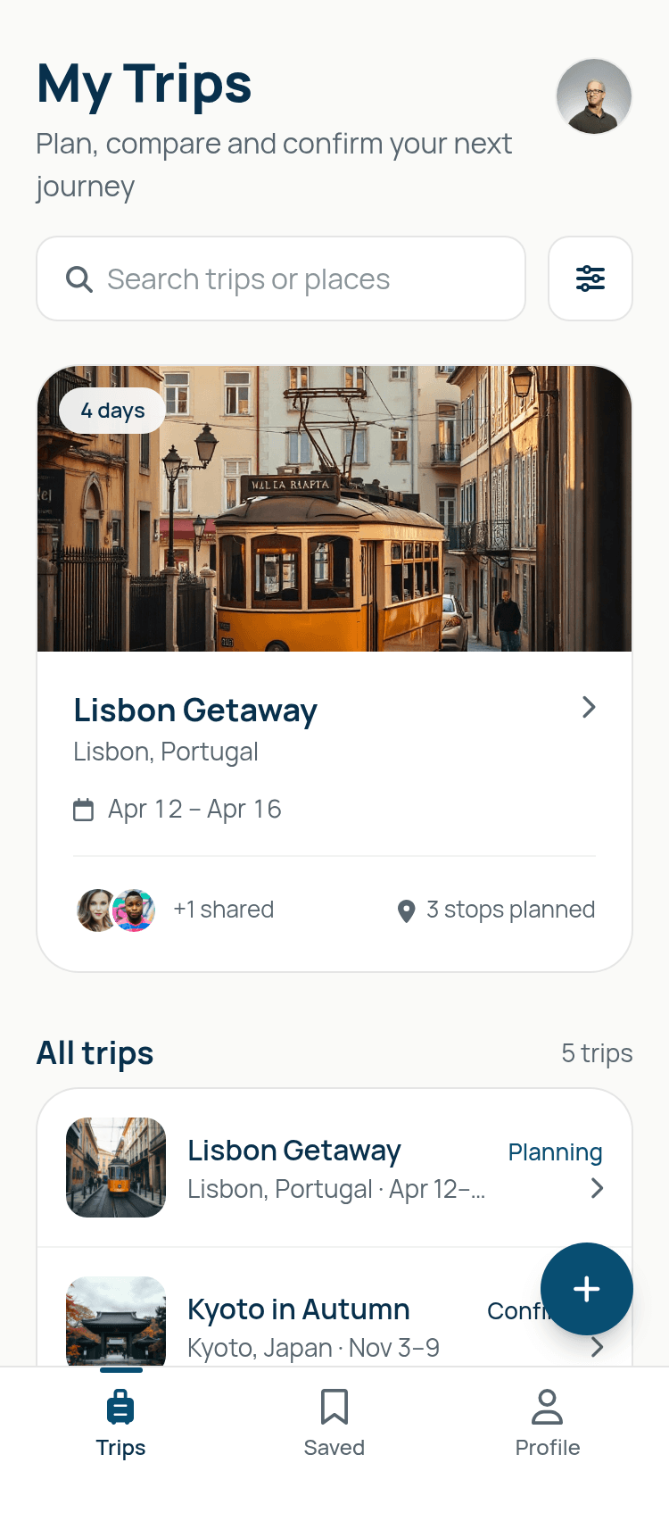 Travel Plan App Template