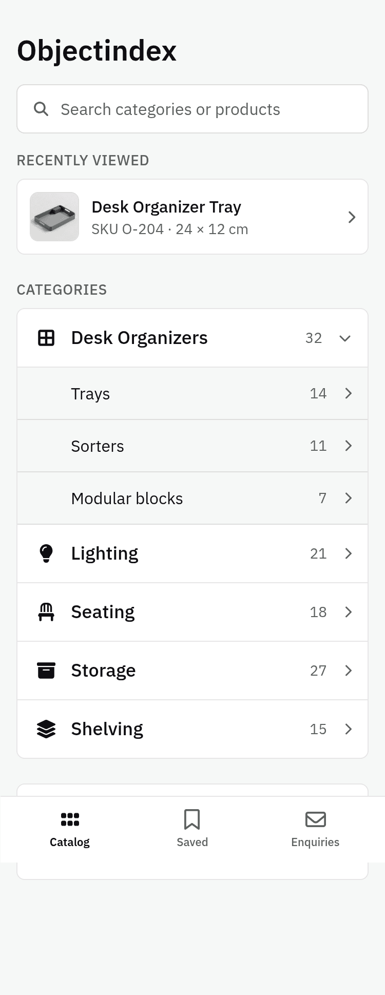 Product Catalog App Template