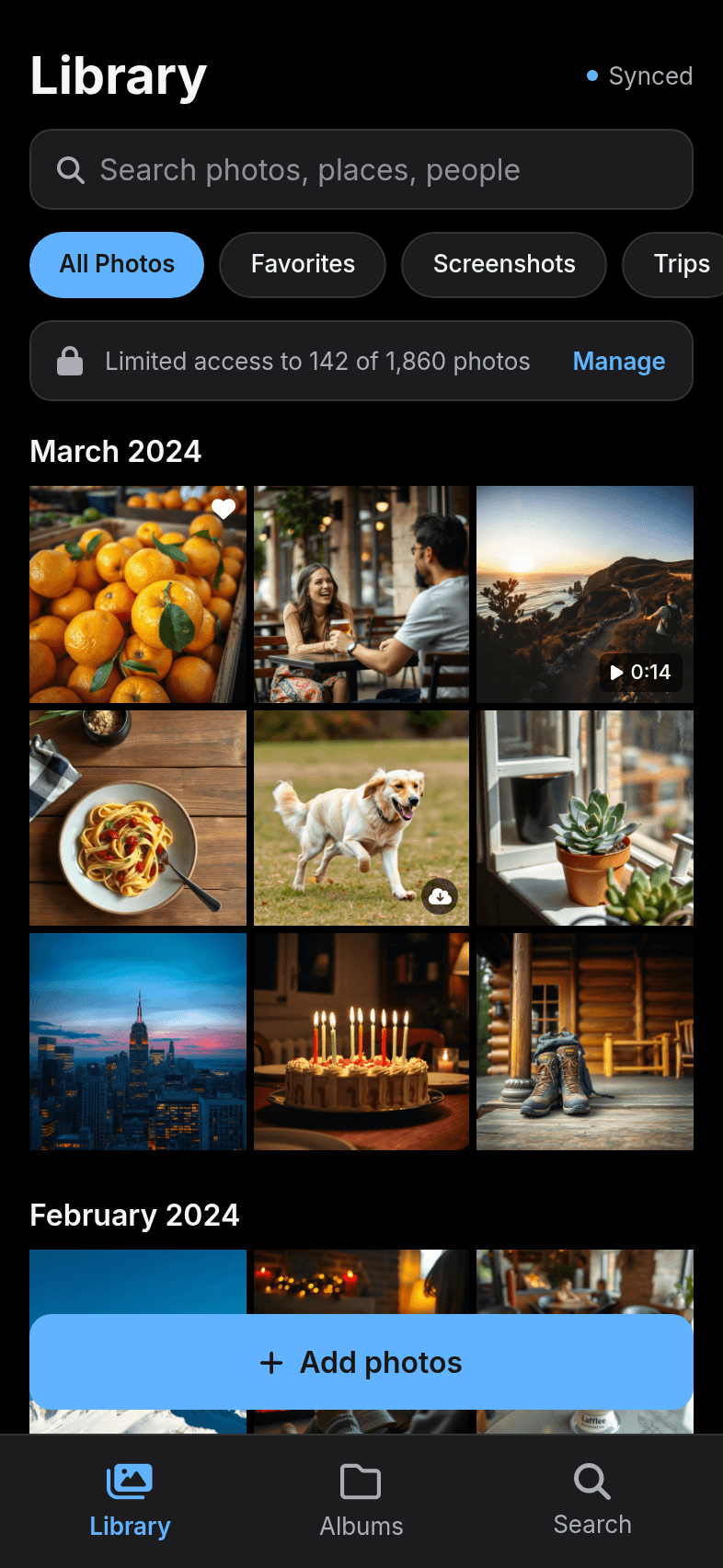 Photo App Template
