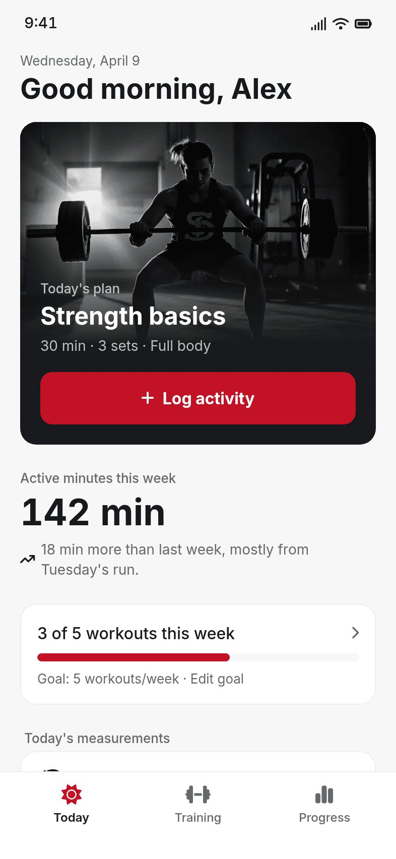 Fitness App Template