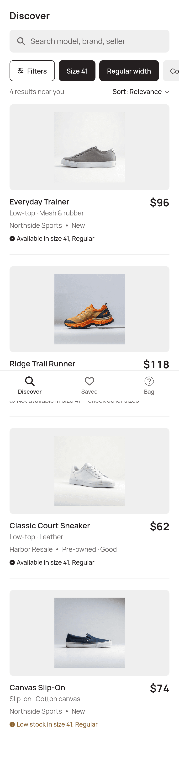Shoes Marketplace App Template