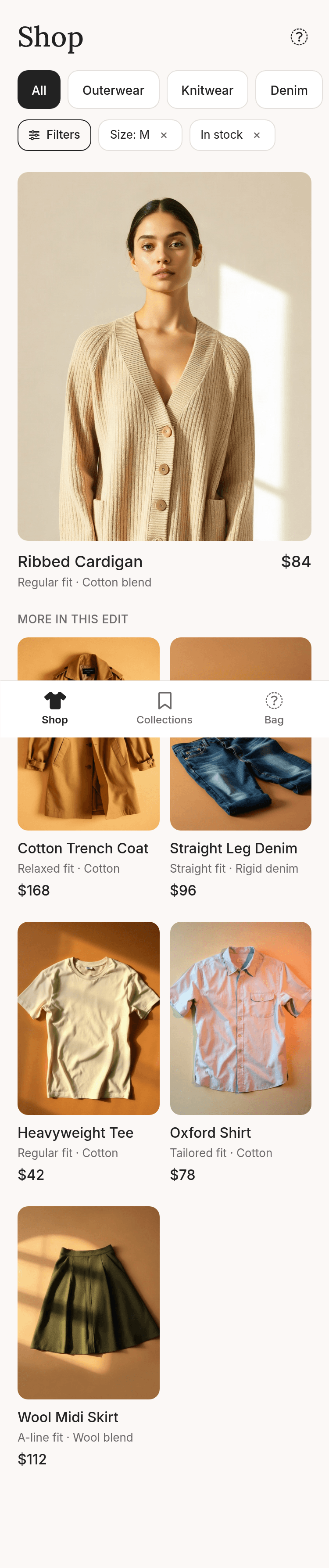 Clothing Store App Template