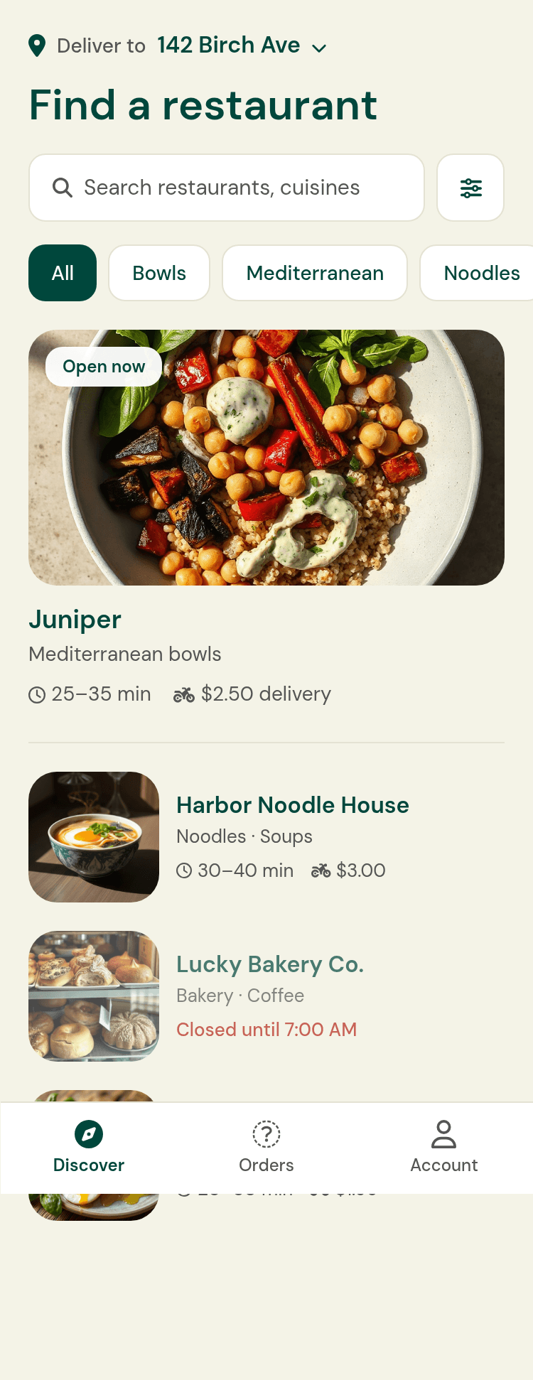 Food Delivery App Template