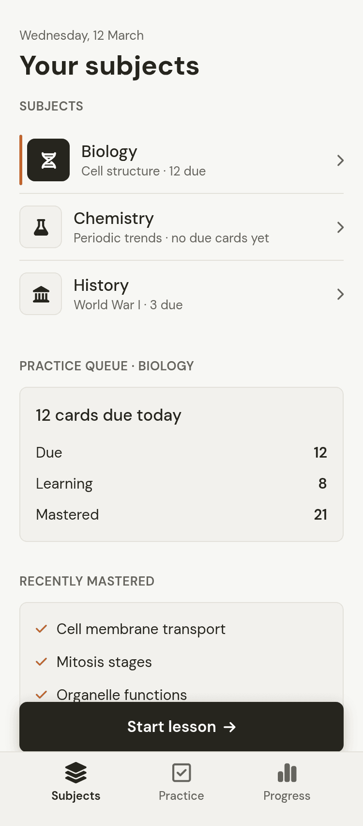 Study App Template