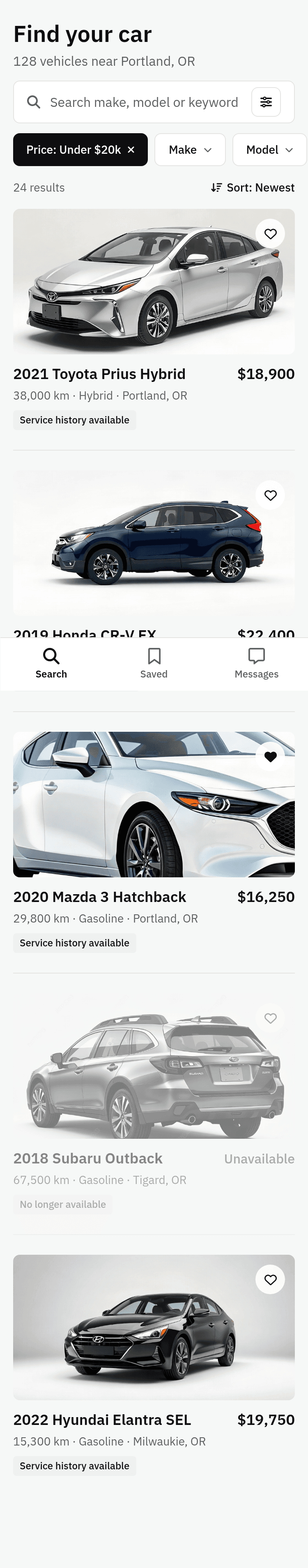 Car Marketplace App Template