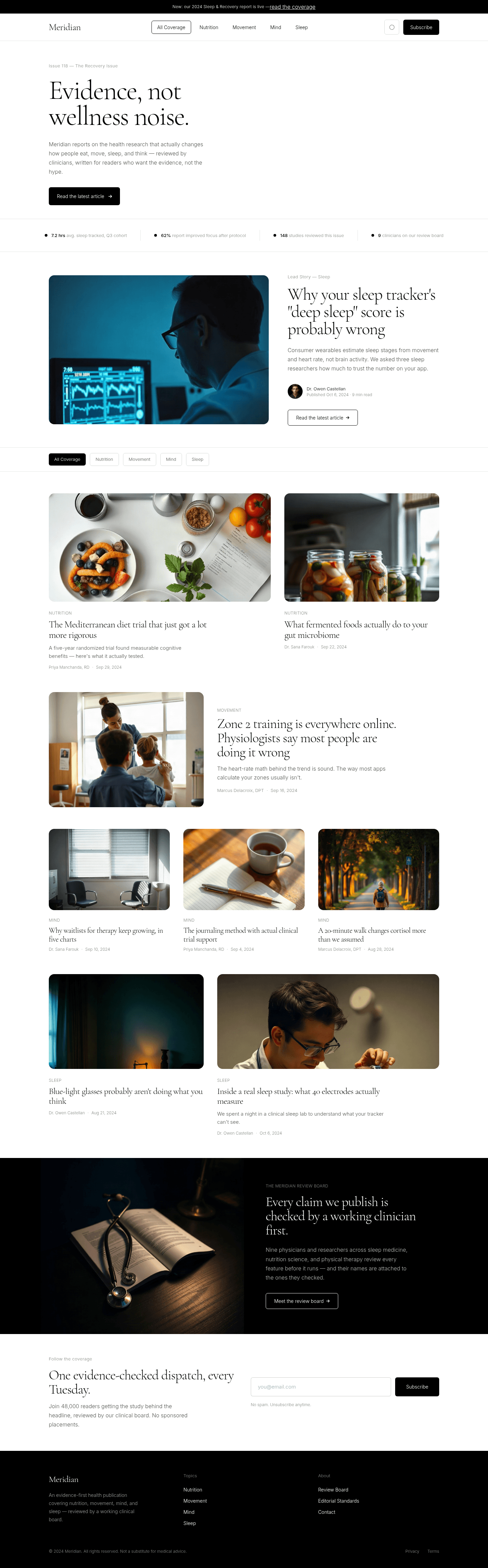 Health Blog Website