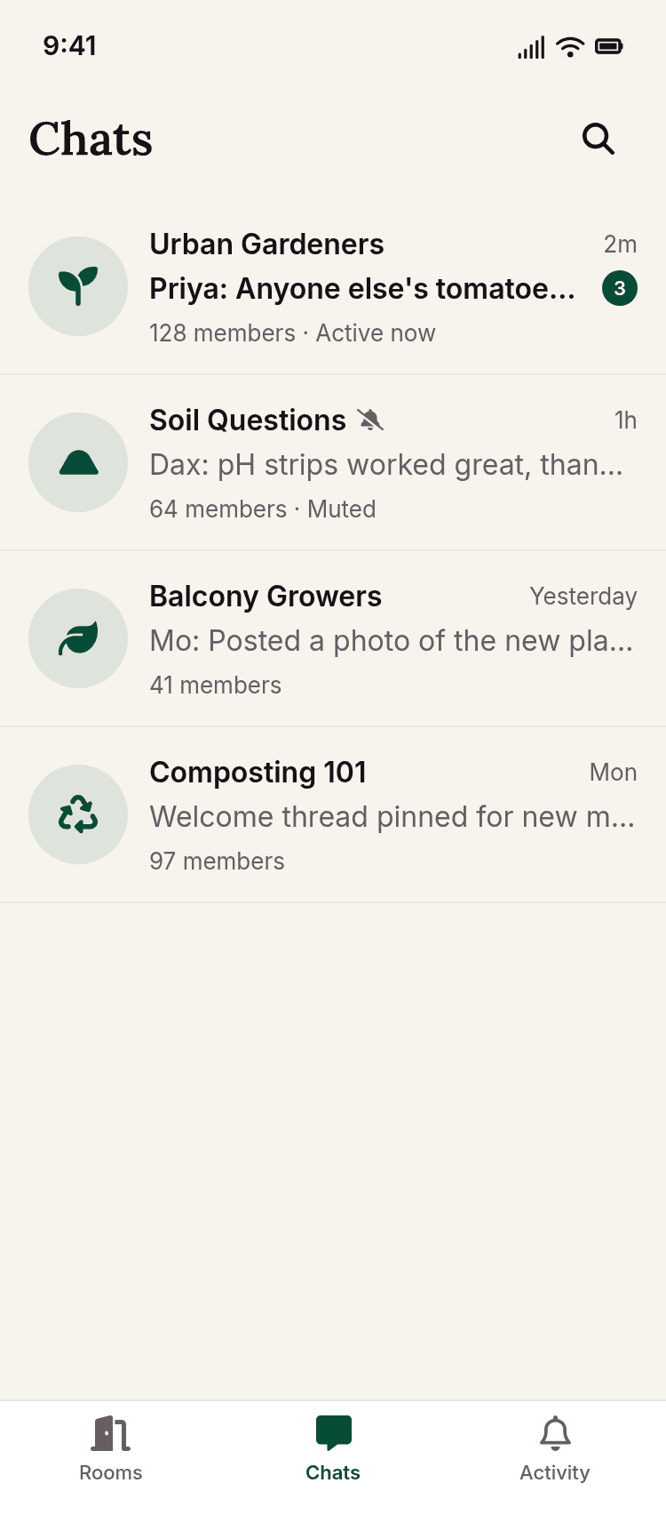 Forum-Based Community Chat Template