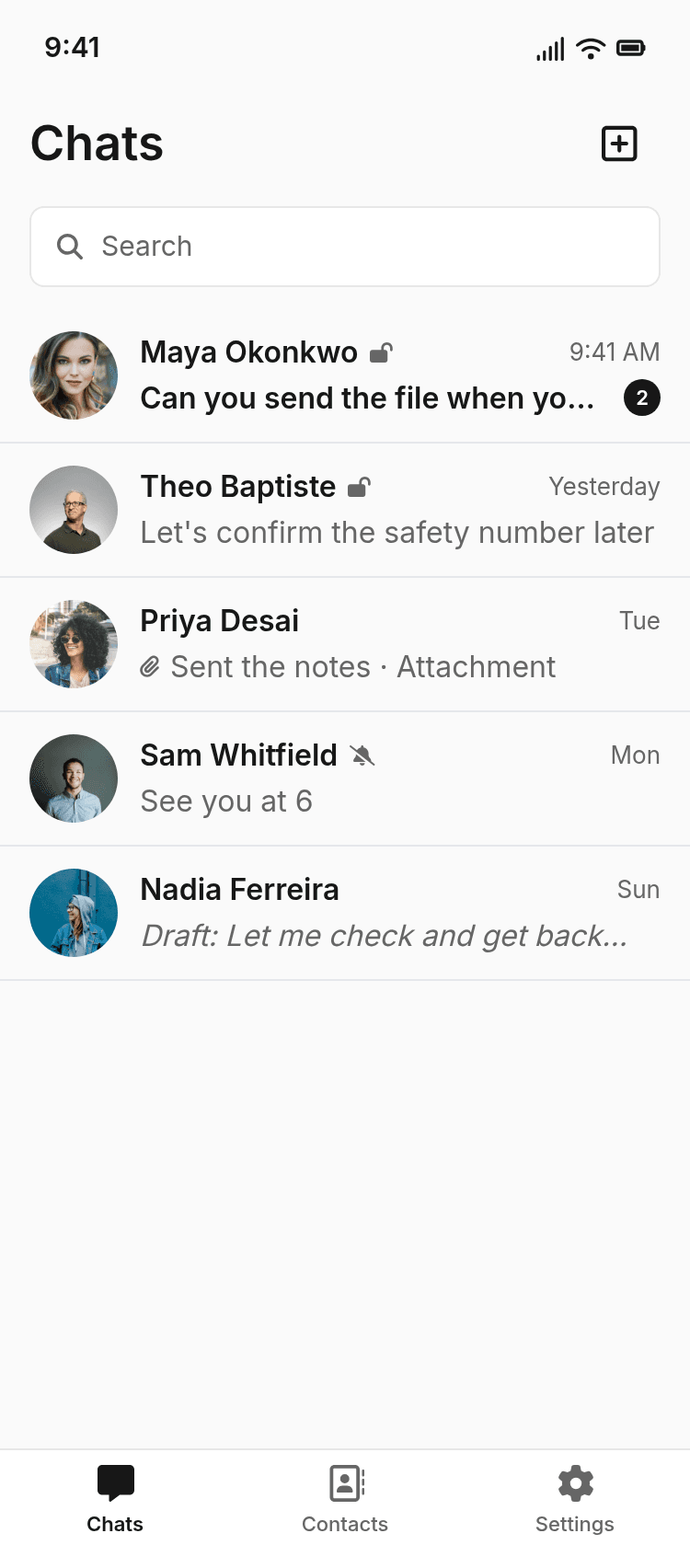 Encrypted Private Messenger Template