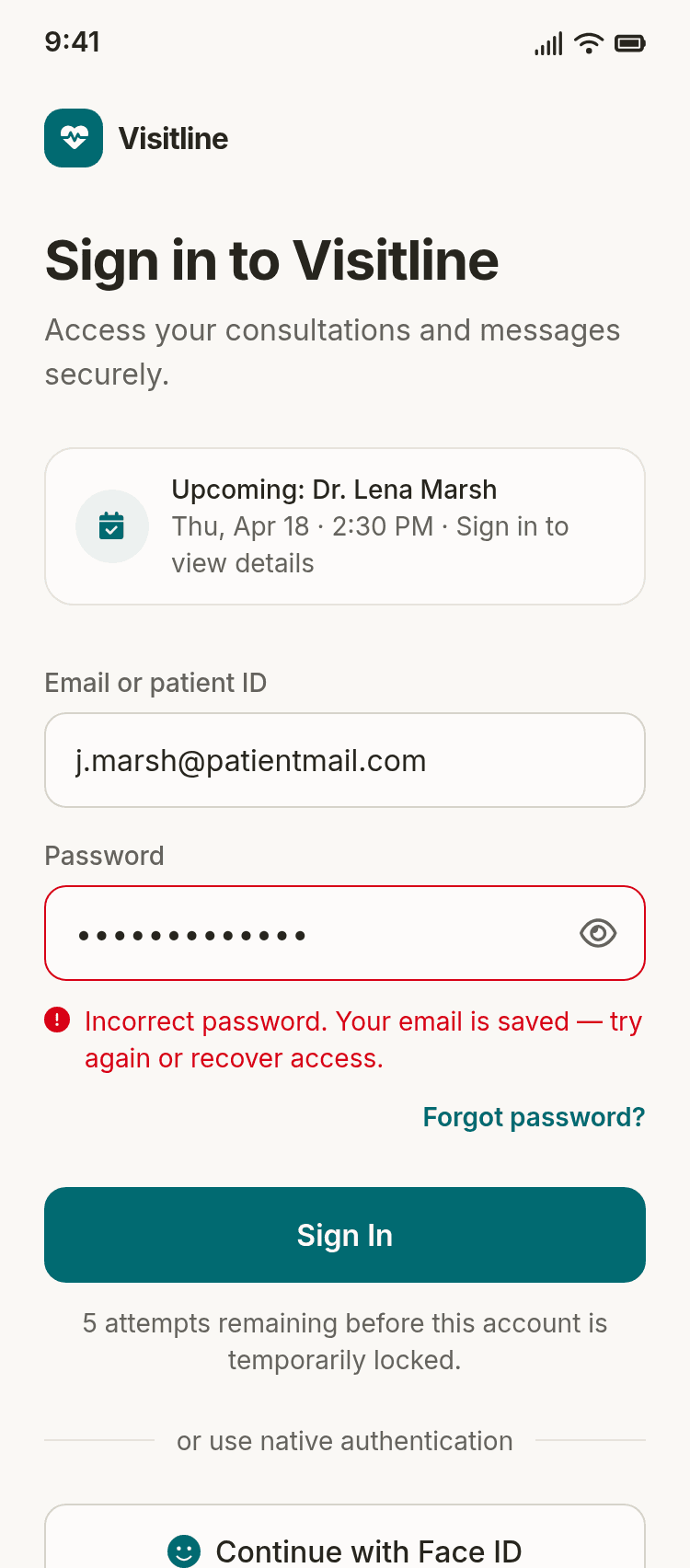 Healthcare Consultation App Template