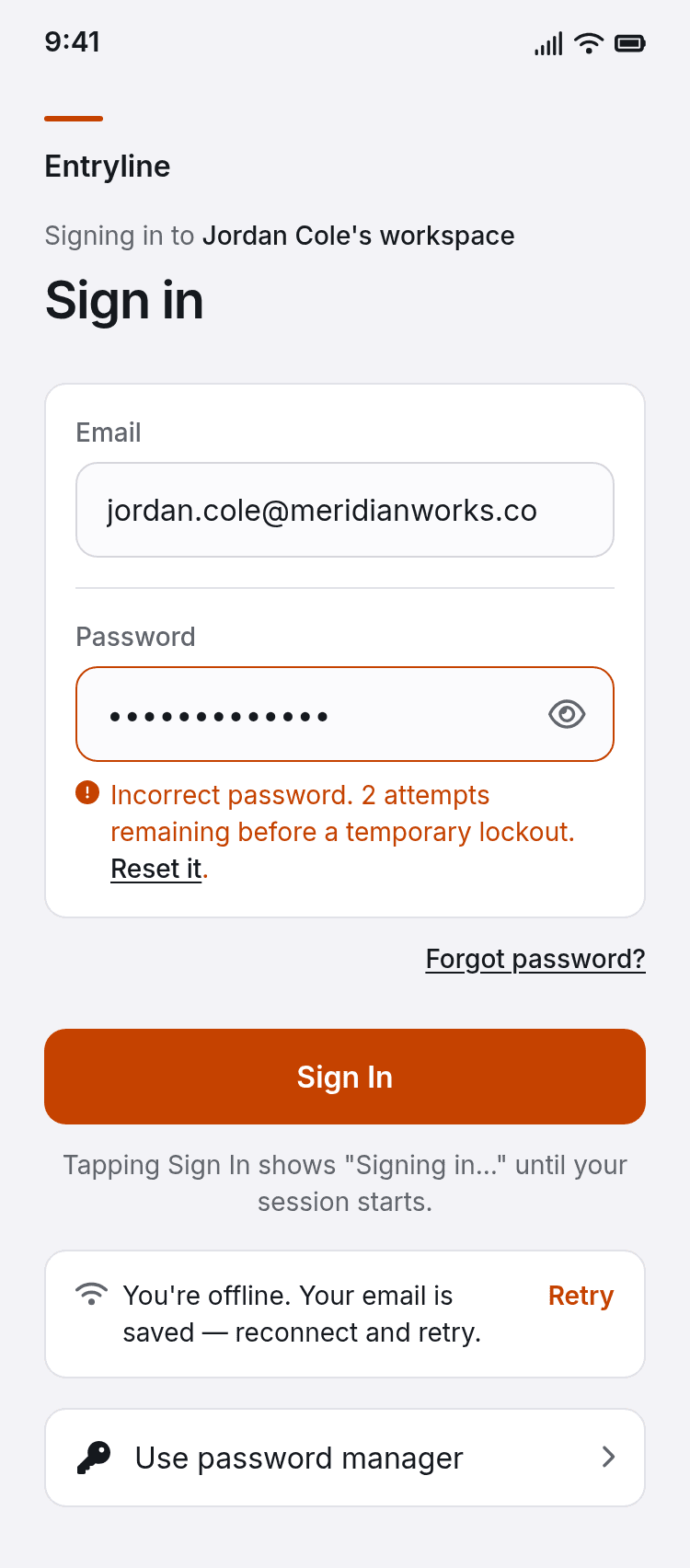Login App Template