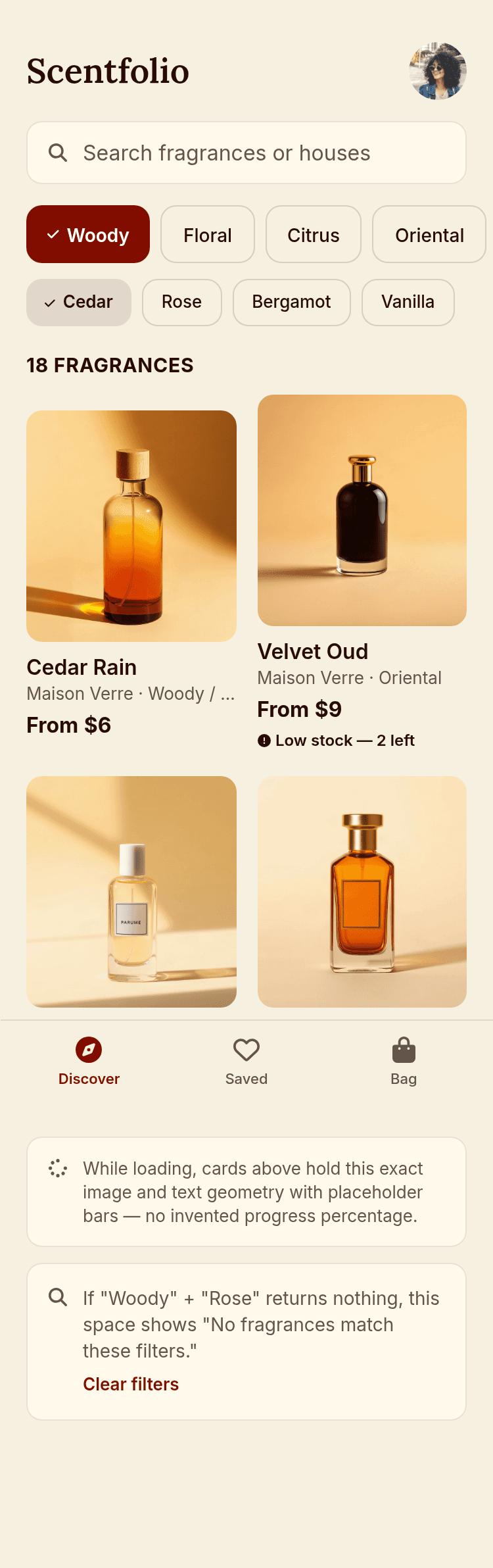 Perfume Marketplace App Template