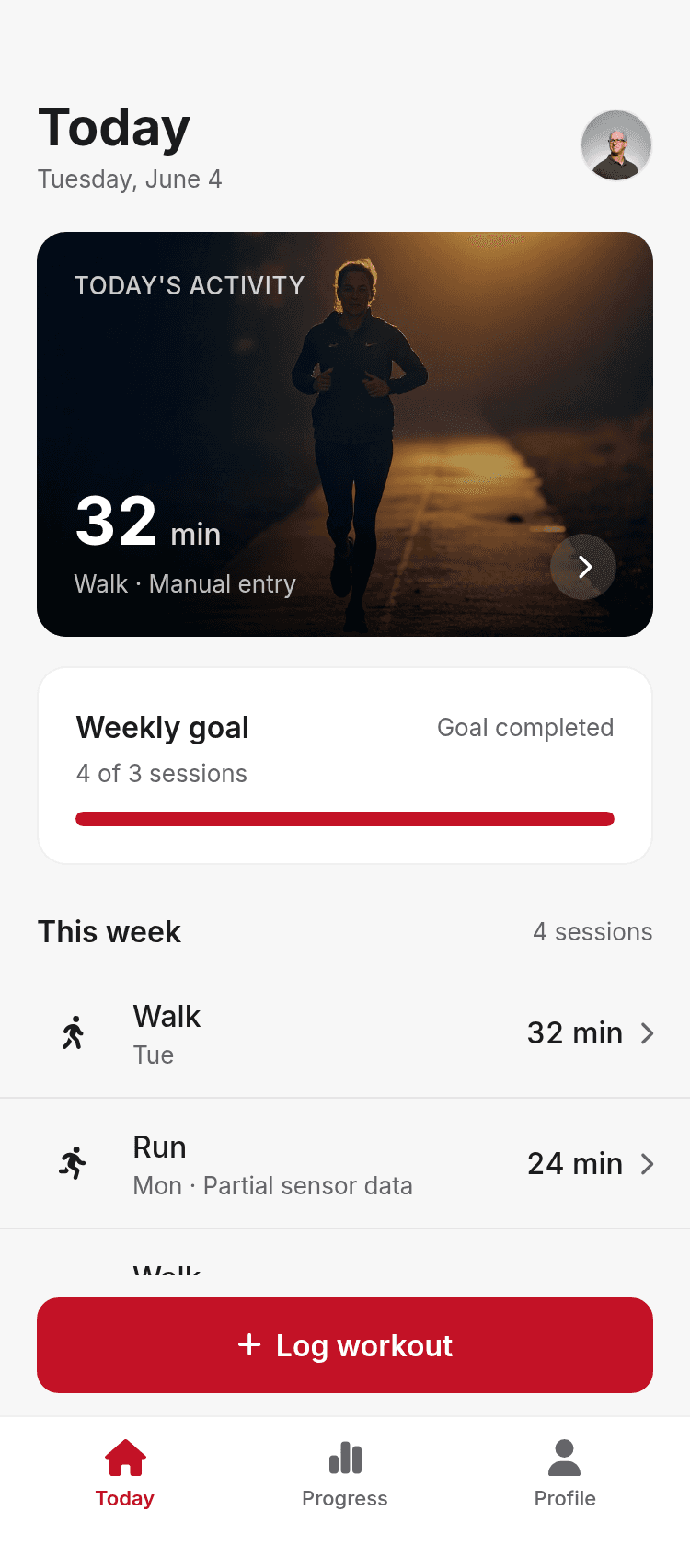 Fitness Tracker Prototype Template
