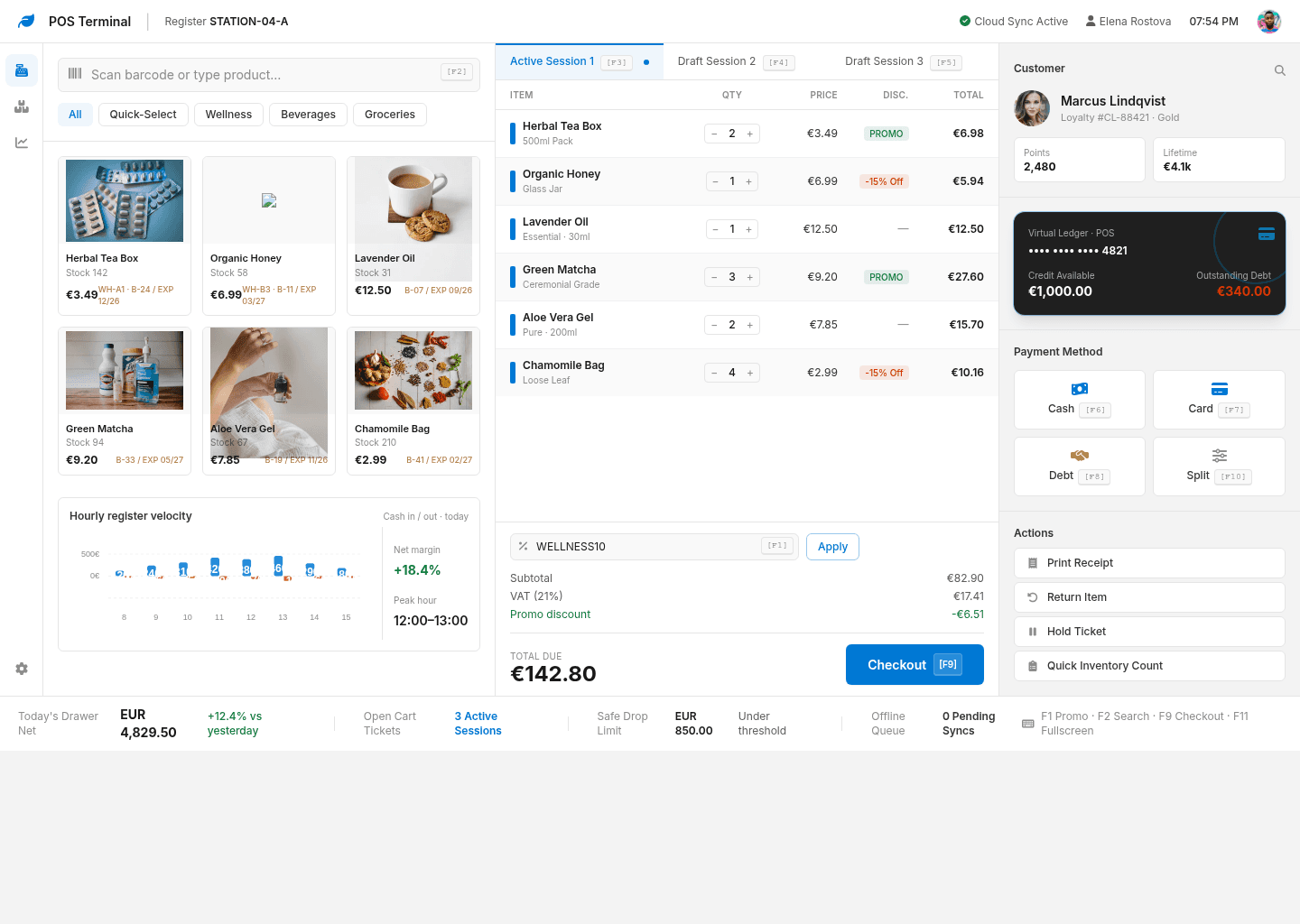 Sales page