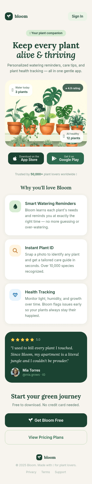 Bloom - The consumer app