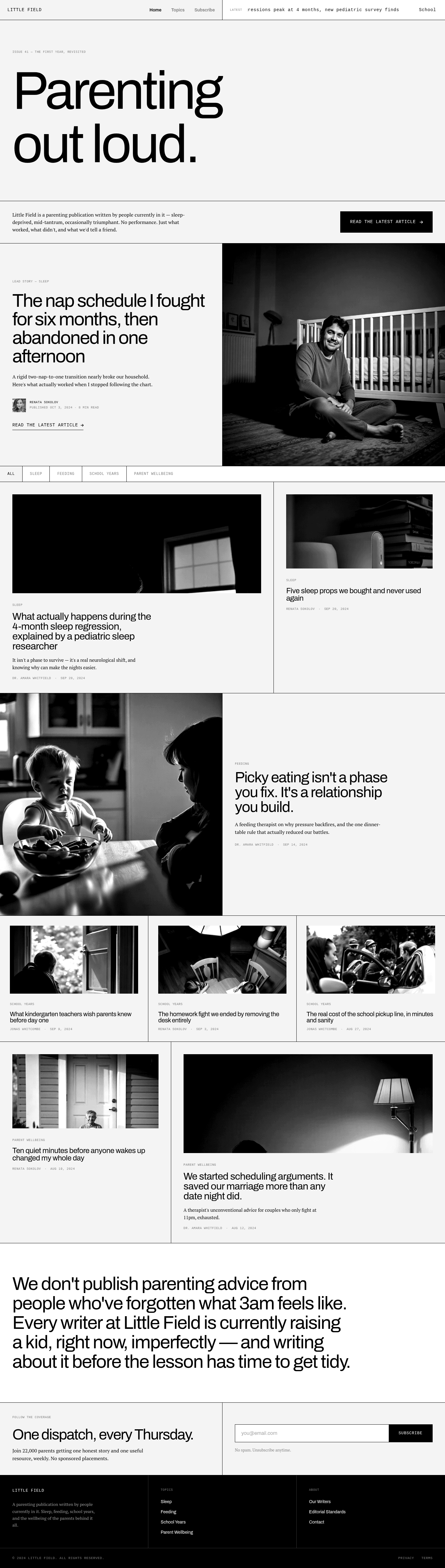 Parenting Blog Website