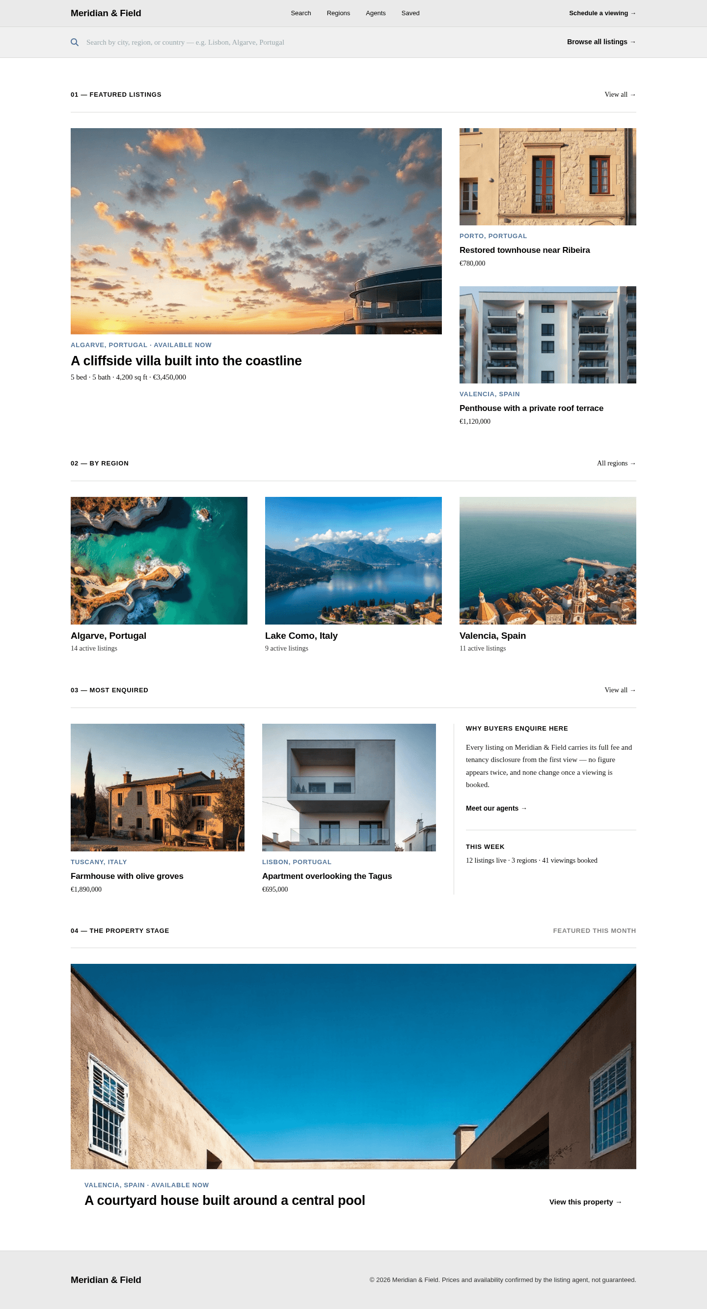 International Property Website