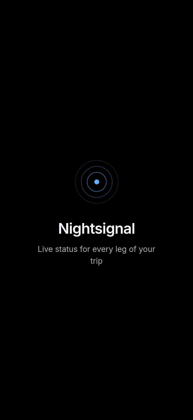 Dark Mode Splash Template