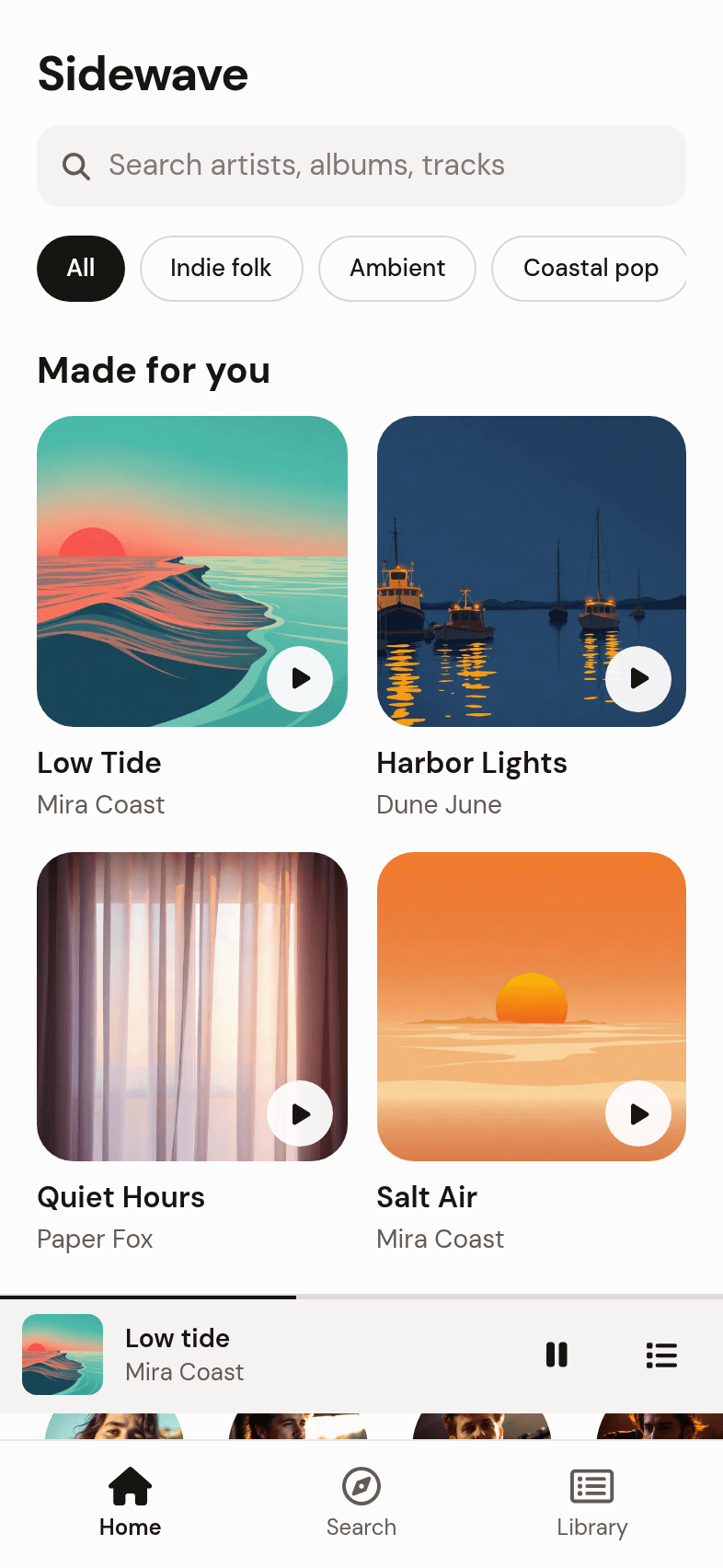 Music App Template