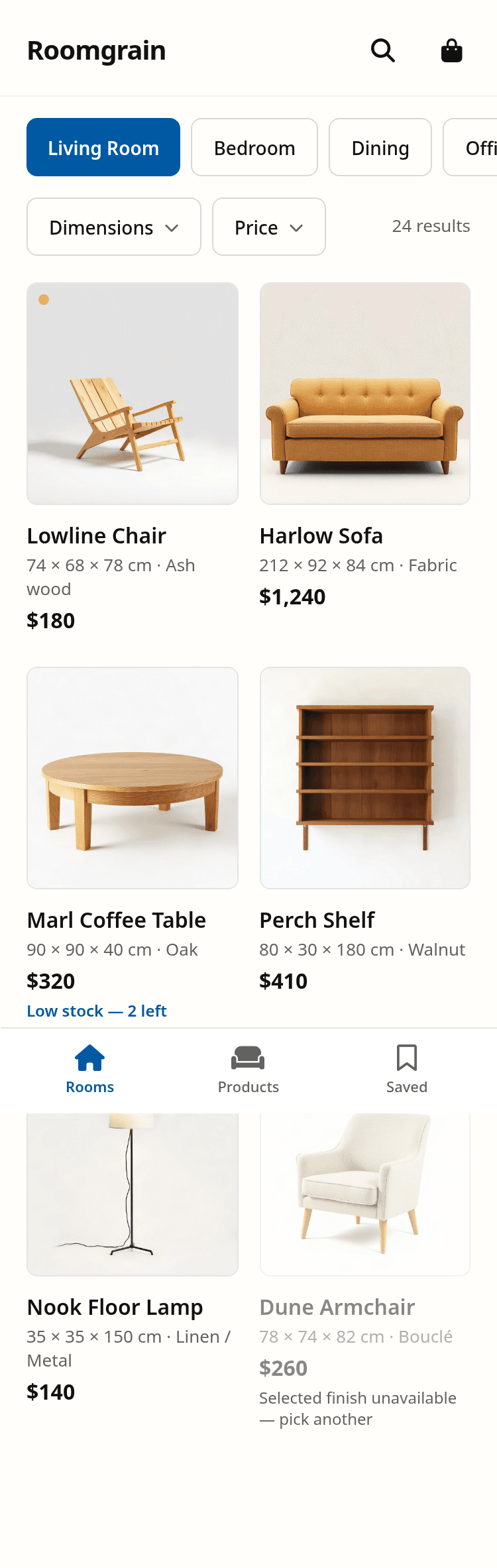 Furniture App Template