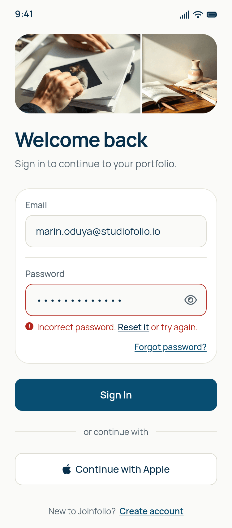 App Login and Signup Template