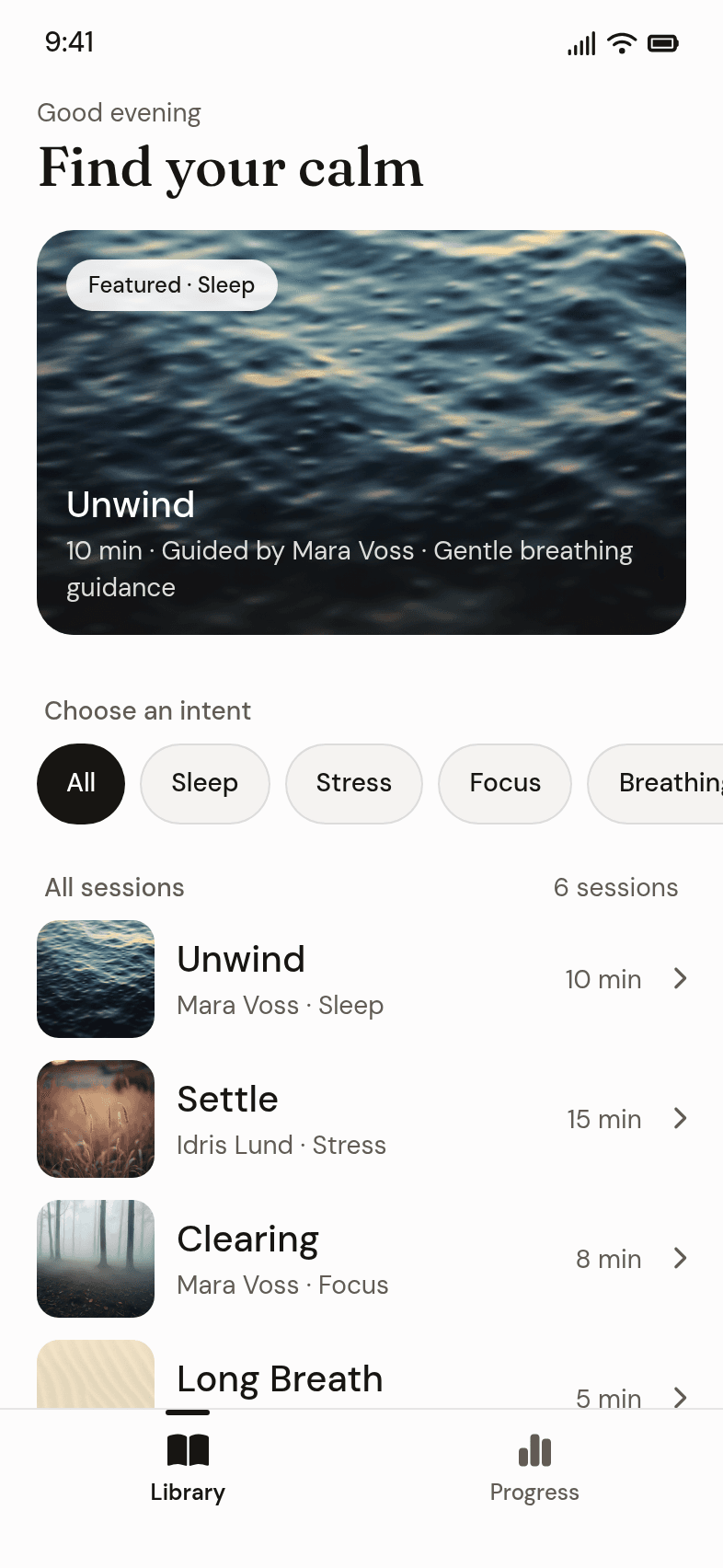 Meditation App Template