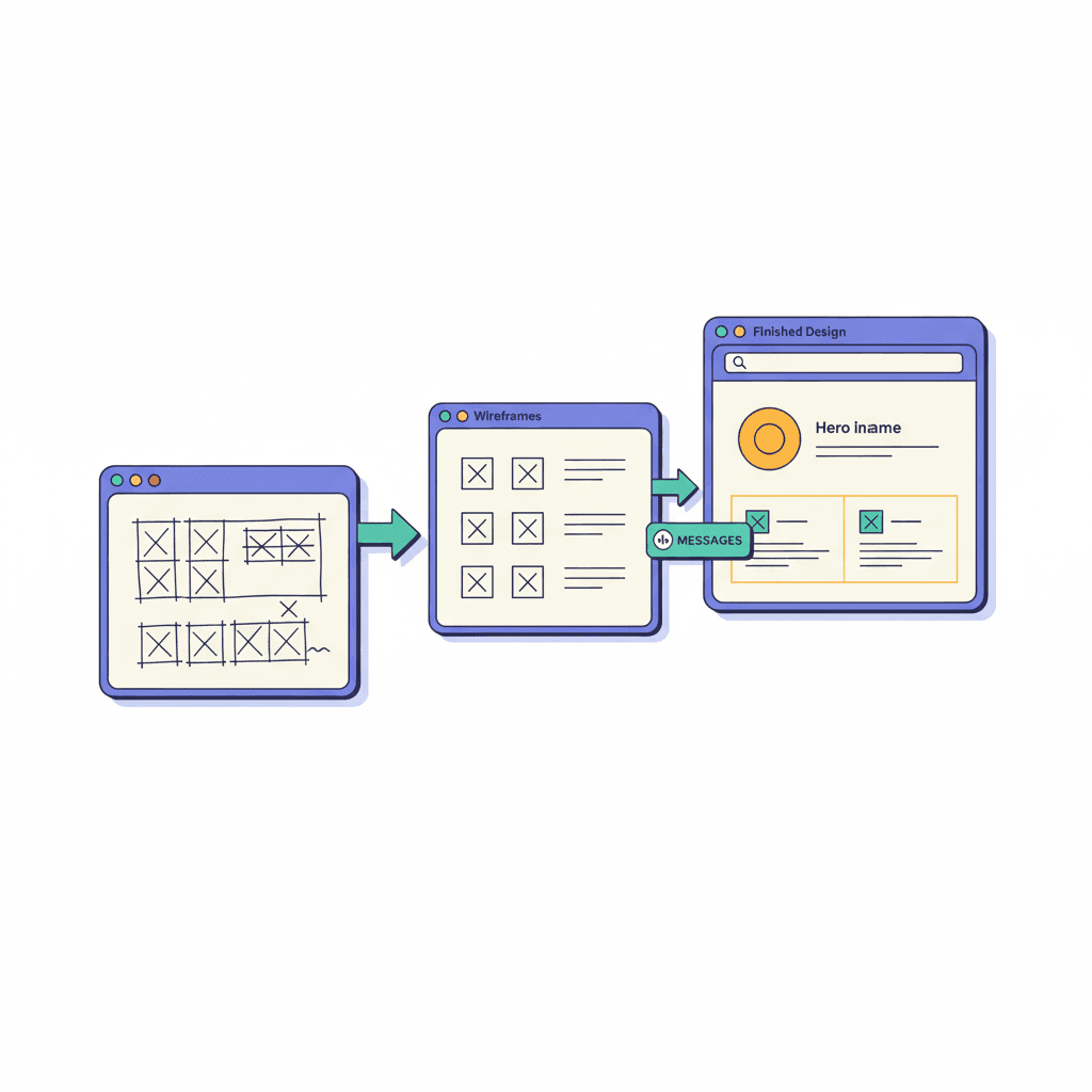 Web Design Process Explained in 7 Steps