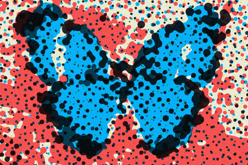 CMYK print, a Dither Lab look