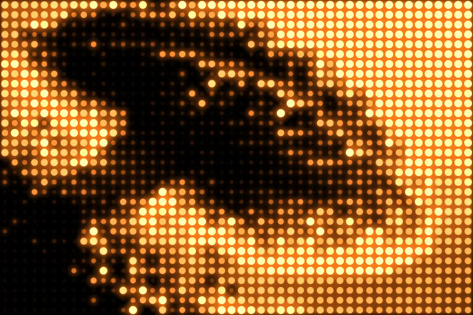 LED matrix, a Dither Lab look
