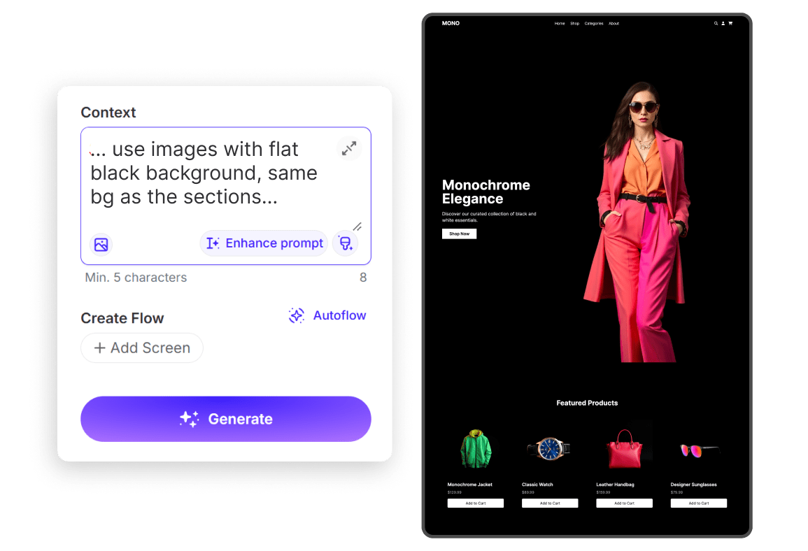 Visual Direction Example